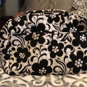 Vera Bradley Black/White Weekender Bag